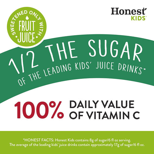 Honest Kids 6.75 oz Pack 40 Organic Juice Drink, Appley Ever After, fl Juice Box
