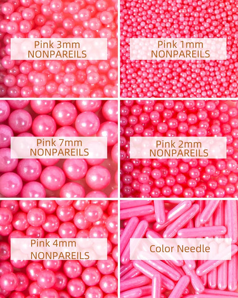 CandyHaven Easter Sprinkles for Baking Edible Sugar Confetti, Nonpareils & Sugar Pearls - Easter Cake Decorations