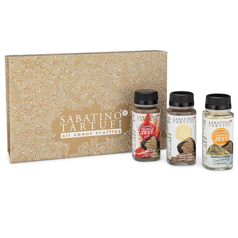 Sabatino Tartufi Truffle Zest Trio, The Original All Purpose Gourmet Truffle Powder,
