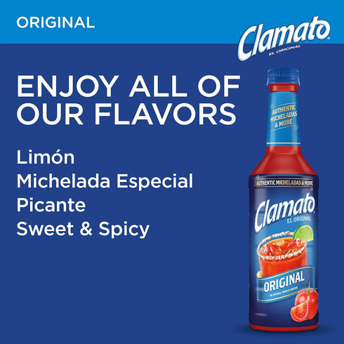 5.5 oz (Pack 24) Clamato Original Tomato Cocktail, fl cans