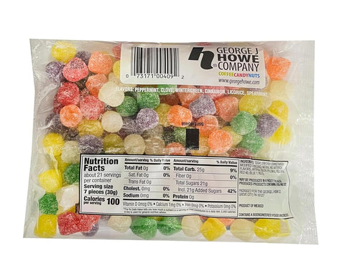 6 Howe Spice Drops, Chewy Candy, Case