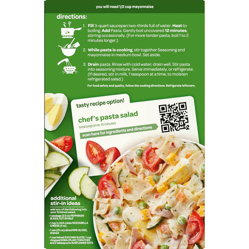 6.2 12 Suddenly Pasta Salad Creamy Parmesan, Ounces, per Case