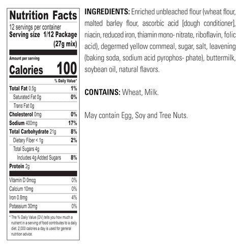 11.5 OZ (Pack 1) Krusteaz Southern Cornbread and Muffin Mix
