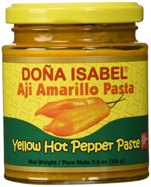 Doña Isabel Aji Amarillo Molido (Yellow Hot Pepper Paste), 7.5oz Single Bottle