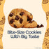 9 oz Famous Amos Classic Chocolate Chip Cookies, Bite-Size Cookies, Great for Sharing, Resealable Bag