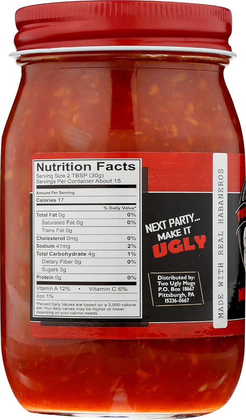 Two Ugly Mugs 16 , Salsa Muggin Hot, Ounce