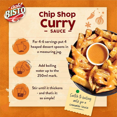 170g (Pack 6) Bisto Chip Shop Curry Sauce