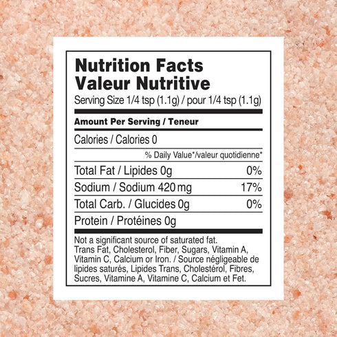 1 lb 100% 4040 The Spice Lab Pink Himalayan Salt - Sea Salt (Fine) - Bag - All Purpose Cooking & Table Salt - Non GMO
