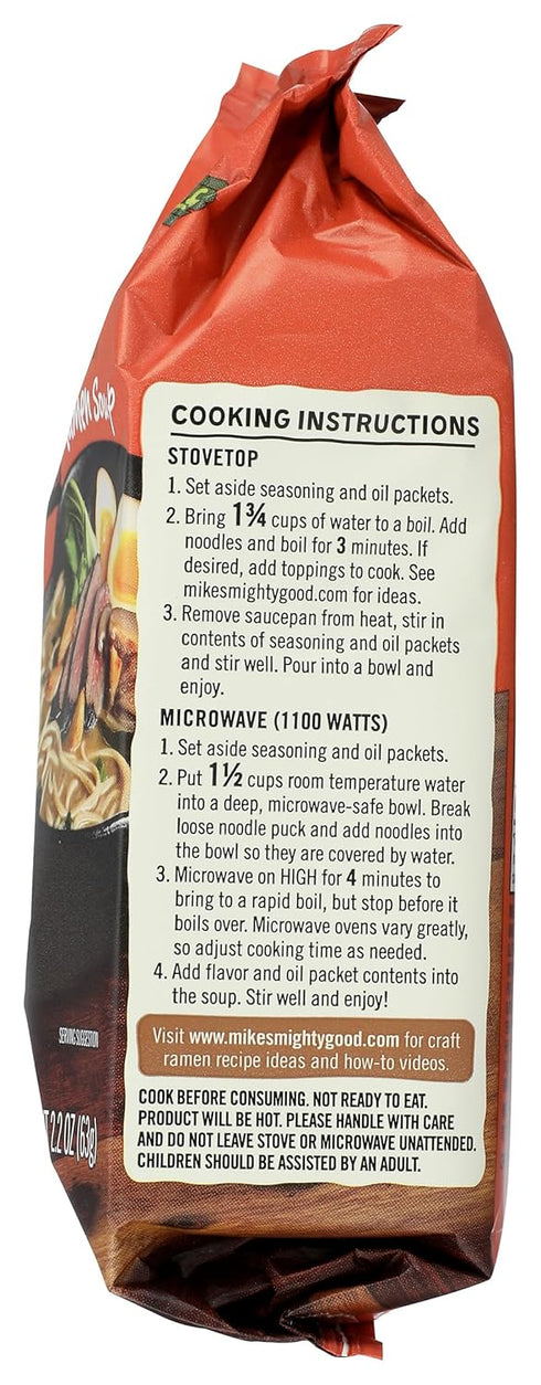2.1 Mike's Mighty Good Savory Beef Ramen Soup, Ounce