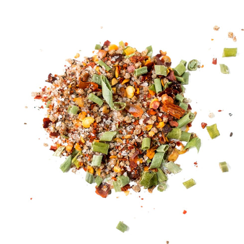 2.2 Oz Truffle Salt Blend with Extra Truffle, Chives, Red Pepper Flakes, Aleppo Pepper, Sea Salt- SydSalt Super Truffle