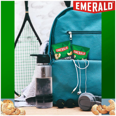 100 Packs, 7 4.34 Oz (Pack 2) Emerald Nuts, Cashews Roasted & Salted, Calorie Ct
