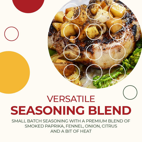 Spiced Up by Chef Calvin, All Purpose Seasoning, 6 oz/170 g - Savory Chef's Blend for Meat & Veggies