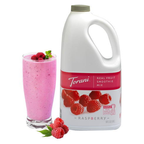 64 oz Torani Real Fruit Raspberry Smoothie Mix, fl
