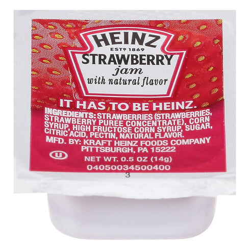 Heinz Single Serve Strawberry Jam (200 ct Casepack)