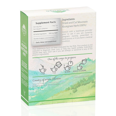 1.8 oz Mountain Knotgrass Tea, Dried Cut Herb Herbal Tea (Aerva Lanata)