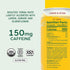 150mg 15.5 Oz (Pack 12) Yerba Madre Organic Yerba Mate, Lemon Elation, Natural Caffeine, Energy Drink Alternative, No