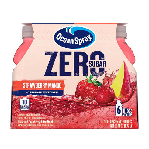 Ocean Spray ZERO Sugar Strawberry Mango Juice Drink, Strawberry Mango Juice Drink