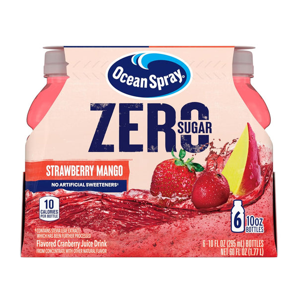 Ocean Spray ZERO Sugar Strawberry Mango Juice Drink, Strawberry Mango Juice Drink