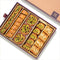 Damaskino Home Assorted Baklava Gift Box 10.5oz 25 Pieces of Pistachio &