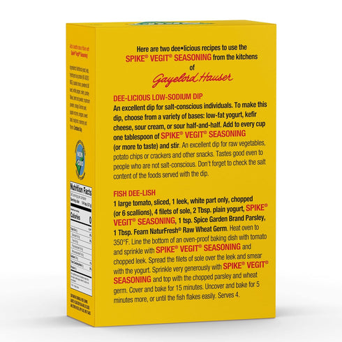 Modern Products Spike Gourmet Natural Seasoning - Vegit - Box - 8 oz