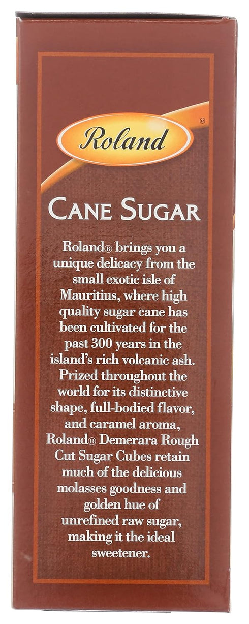17.6 oz Roland Rough Cut Demerara Sugar Cubes