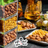 (3 Package, NUT CRAVINGS - Mothers Day Treats, Mixed Nuts Acrylic Tower Gift Basket with Ribbon Tier Assortment) Treats