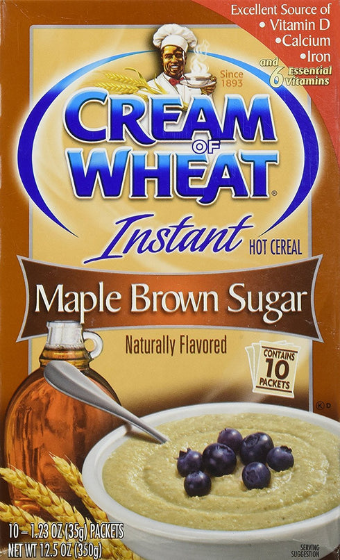 Cream of Wheat Maple Brown Sugar Instant Hot Cereal, 10 (1.23 Ounce per pack) (pack