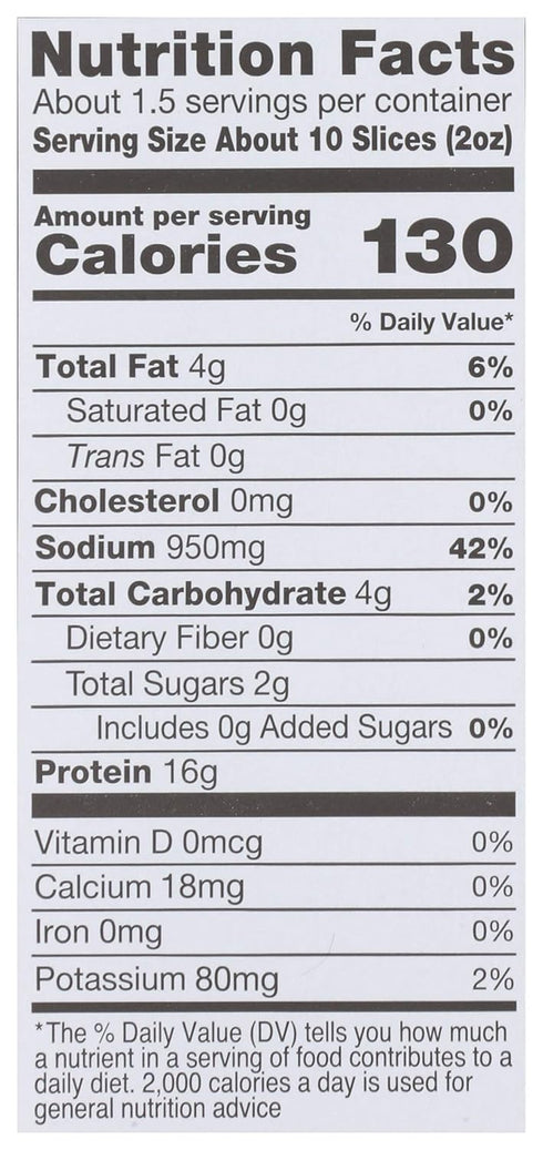 MIA 2.5 OZ Green Food Plant Based Carpaccio Style Deli Slices