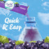 120 Pack, 4 30 Packets Crystal Light Grape Naturally Flavored Powdered Drink Mix with Caffeine, ct Boxes of On-the-Go