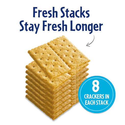 6 (36 Packs) Honey Maid Fresh Stacks Graham Crackers, Bulk Travel Snacks, Boxes Multi Snack