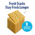 6 (36 Packs) Honey Maid Fresh Stacks Graham Crackers, Bulk Travel Snacks, Boxes Multi Snack