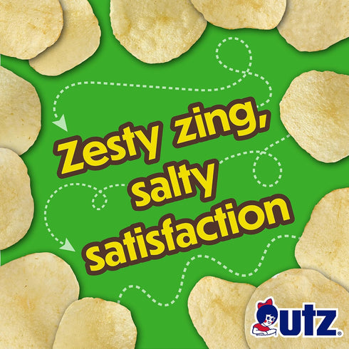 2.75 oz (14 Count) Pack Utz Salt n Vinegar Potato Chips Bags Bold and Tangy Flavor with Signature Crunch Snack