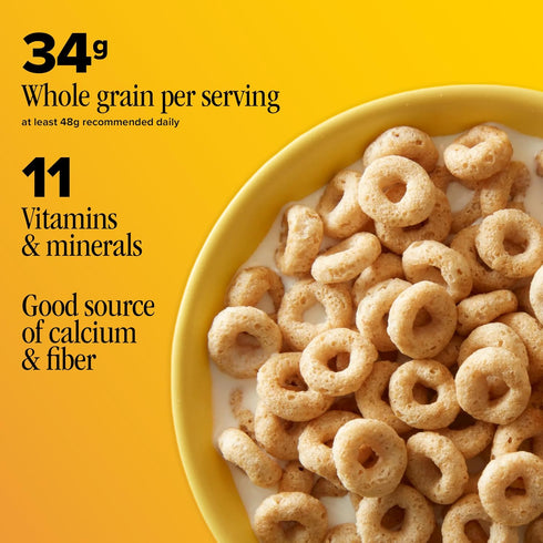 28 oz Cheerios, Heart Healthy Gluten Free Breakfast Cereal, Resealable Bag