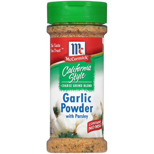 McCormick California Style Garlic Powder With Parsley Coarse Grind Blend, 6 oz
