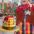 Black Glitter Feliz Cumpleaños Cake Topper, Spanish Happy Birthday Cake Topper for Adults/Teen's Birthday Party