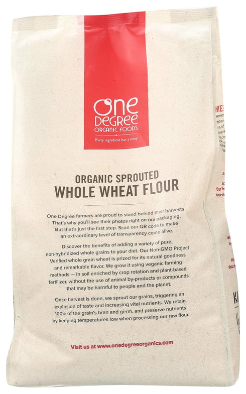 80oz One Degree Organic Foods Organic Sprouted Whole Wheat Flour