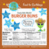100% 0g 4g 11g 12 Pack Grain Free Planet's Grain Free, Artisan Burger Buns | Clean Keto, Lectin Free, Gluten Free, Soy