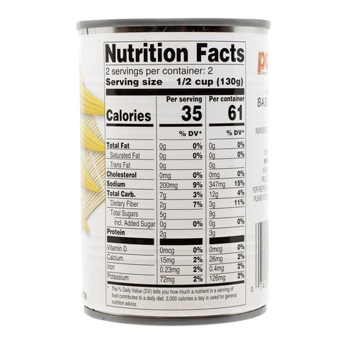 15-Ounce (Pack 12) MW Polar Canned Vegetables, Whole Baby Corn