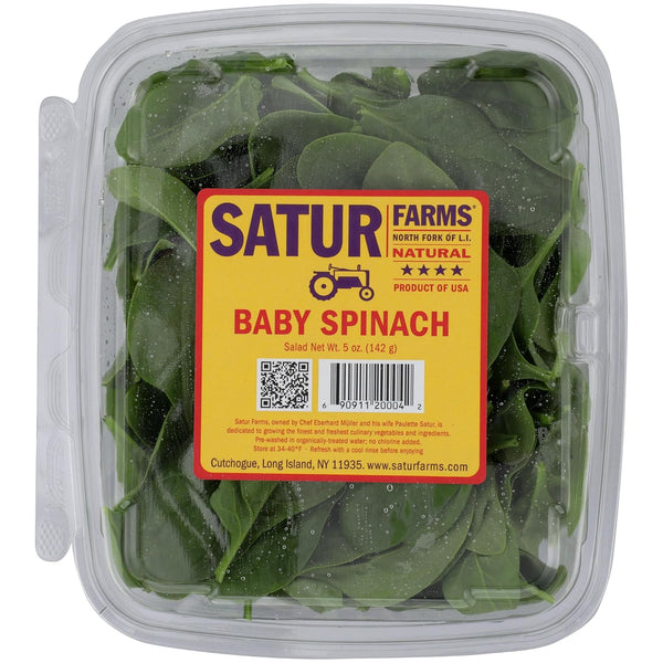 Satur Farms Baby Spinach Salad, 5 OZ