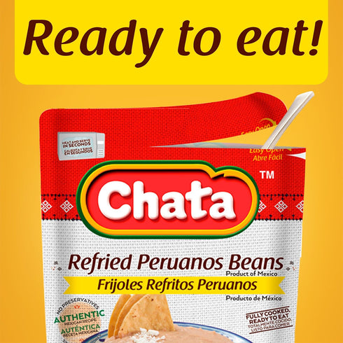 15.2 oz (Pack 3) Chata Mexican Refried Mayocoba Beans