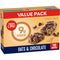Fiber One Chewy Bars, Oats and Chocolate, Fiber Snacks, Value Pack, 10