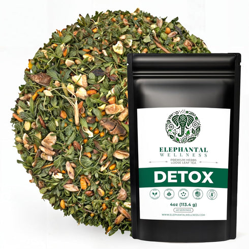 Elephantal Wellness Premium Detox Herbal Tea | Daily Liver, Kidney, Blood & Digestive Support