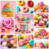 Set 7x6ml 0.25 Oz/Bottles Oil Based Food Coloring for Chocolate Rainbow Oil Edible Food Dye for Halloween Baking Royal