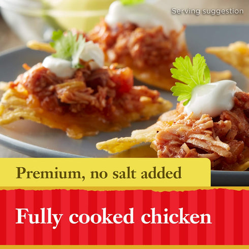 5 (Pack 12) Hormel Premium No Salt Added Canned Chunk Chicken Breast in Water, Ounce