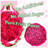Brzhvura Packed 100g Dried Dragon Fruit Slices, Soft and Chewy, No Sugar Added Dried Dragon Fruit for Garnishing