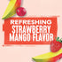 10 Oz 6 Count (Pack 4) Ocean Spray ZERO Sugar Strawberry Mango Juice Drink, Strawberry Mango Juice Drink Sweetened
