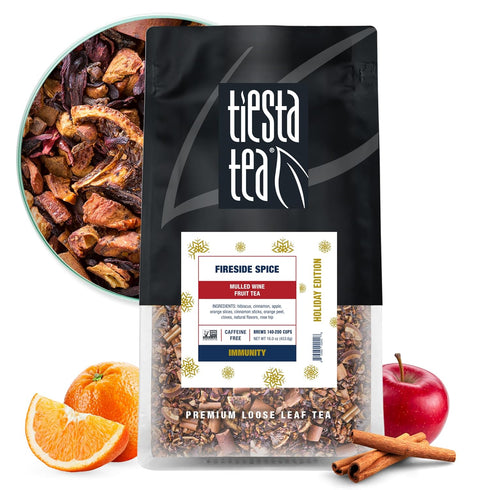 Tiesta Tea - Fireside Spice, Mulled Wine Herbal tea, Premium Loose Leaf