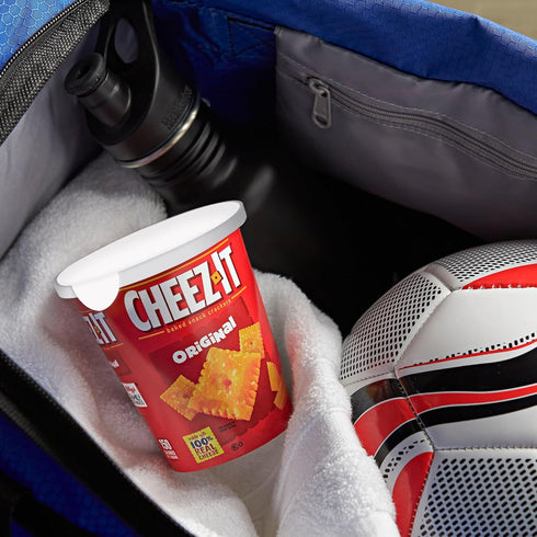 22oz (10 Cheez-It Cheese Crackers, Baked Snack Crackers, Office and Kids Snacks, Original, Case Cups)