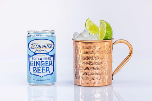 7.5 oz 24 Pack, Barritt's Mixers - Ginger Beer Mix, Non-Alcoholic Soda Cocktail Mixer, fl Cans, Mini