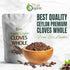1 lb, (16 True Organic Ceylon Cloves Whole, Premium Grade, USDA Organic & Kosher Certified, Non-GMO, Fresh Organic
